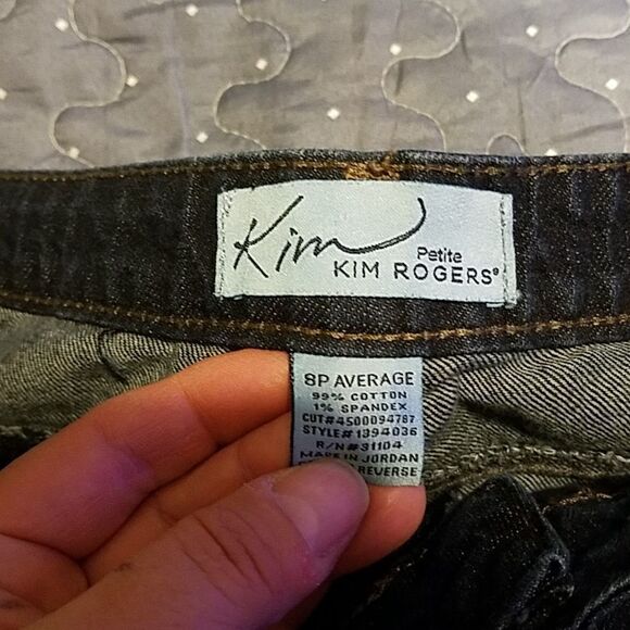 Kim Rogers petite jeans size 8 P - Picture 3 of 4